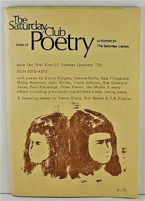 The Saturday Club book of Poetry Issue Ten Vol 3 no ii Summer January '75