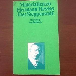 Imagen del vendedor de Materialien zu Hermann Hesses "Der Steppenwolf" a la venta por Aegean Agency