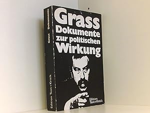 Bild des Verkufers fr Gnter Grass. Dokumente zur politischen Wirkung zum Verkauf von Book Broker