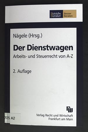 Immagine del venditore per Der Dienstwagen: Arbeits- und Steuerrecht von A-Z. Betriebs-Berater Schriftenreihe / Arbeitsrecht venduto da books4less (Versandantiquariat Petra Gros GmbH & Co. KG)