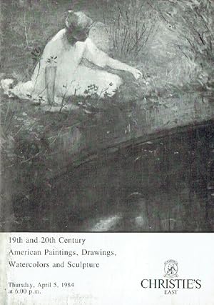 Seller image for Christies April 1984 19th And 20th Century American Paintings, Drawings, and Wat for sale by thecatalogstarcom Ltd