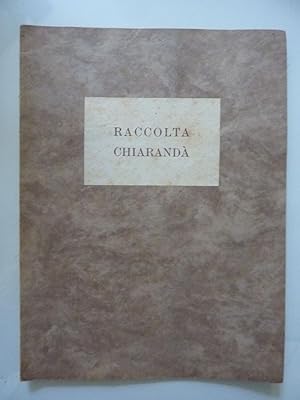 Seller image for RACCOLTA CHIARANDA' for sale by Historia, Regnum et Nobilia