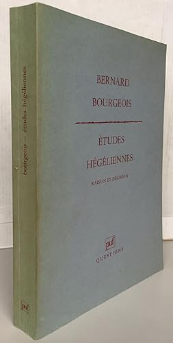 Etudes hégéliennes