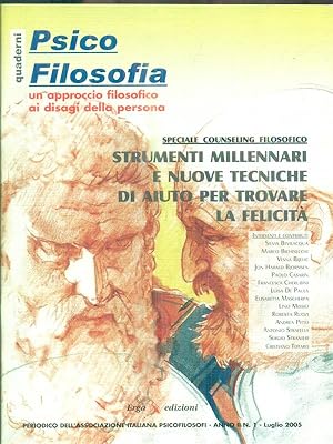 Bild des Verkufers fr Quaderni Psico Filosofia. n. 1/luglio 2005 zum Verkauf von Librodifaccia