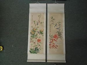 Bild des Verkufers fr Two Traditional Japanese Scrolls zum Verkauf von Keoghs Books