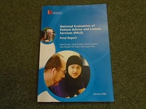 Immagine del venditore per National Evaluation of Patient Advice and Liaison Services (PALS), Final Report venduto da Keoghs Books