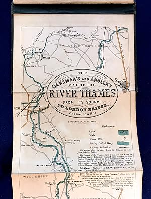 Seller image for THE OARSMAN'S AND ANGLER'S MAP OF THE RIVER THAMES; New Edition for sale by Borg Antiquarian