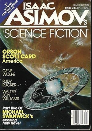Imagen del vendedor de Isaac ASIMOV'S Science Fiction: January, Jan. 1987 a la venta por Books from the Crypt