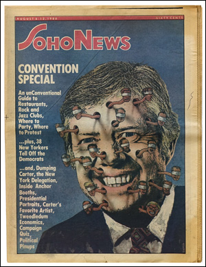 Bild des Verkufers fr SoHo News, Vol. 7, No. 45 (August 6 - 12, 1980) zum Verkauf von Specific Object / David Platzker
