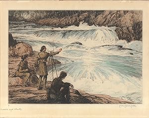Seller image for Lewis and Clark Etching for sale by Back of Beyond Books