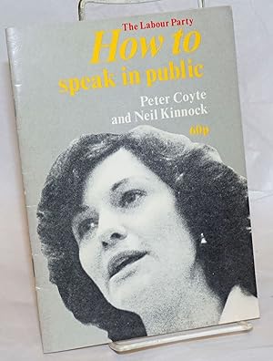 Seller image for How to speak in public for sale by Bolerium Books Inc.