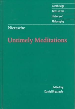 Immagine del venditore per Untimely Meditations venduto da GreatBookPrices