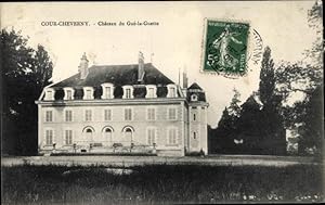 Bild des Verkufers fr Ansichtskarte / Postkarte Cour Cheversy Loir et Cher, Chteau du Gue la Guette zum Verkauf von akpool GmbH
