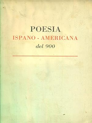 Bild des Verkufers fr Poesia ispano americana del 900 zum Verkauf von Librodifaccia