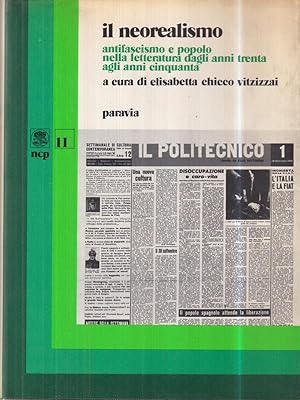 Bild des Verkufers fr Il neorealismo zum Verkauf von Librodifaccia