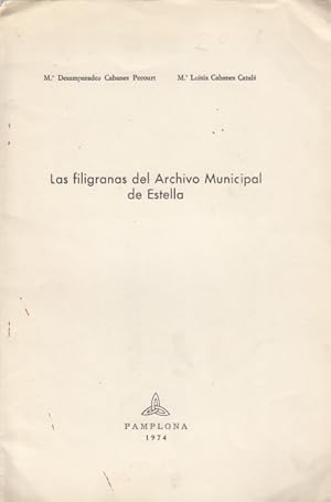 Imagen del vendedor de LAS FILIGRANAS DEL ARCHIVO MUNICIPAL DE ESTELLA a la venta por Librera Vobiscum