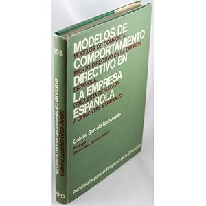 Seller image for MODELOS DE COMPORTAMIENTO DIRECTIVO EN LA EMPRESA ESPAOLA for sale by Librera Salamb
