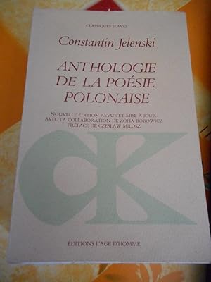 Seller image for Anthologie de la poesie polonaise (1400-1980) for sale by Frederic Delbos