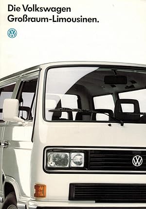 Image du vendeur pour Die Volkswagen Groraum-Limousinen (Prospekt VW Caravelle) mis en vente par Paderbuch e.Kfm. Inh. Ralf R. Eichmann