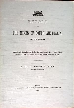 Record of The Mines of South Australia