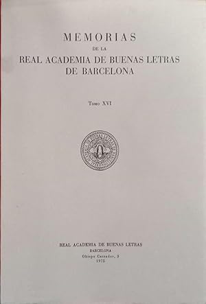 Dietari de Jeroni Pujadas (II). Memorias de la Real Academia de Buenas Letras de Barcelona (tomo ...