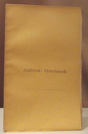 Bild des Verkufers fr Gotifredi Viterbiensis Gesta Friderici I. et Heinrich VI. imperatorum scripta ex Editione Waitzii. In usum scholarum ex Monuments Germaniae Historicis recusi fecit . Editio altera. zum Verkauf von Dieter Eckert