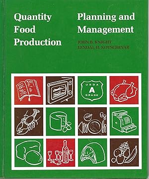 Seller image for Quantity Food Production, Planning, and Management for sale by Charing Cross Road Booksellers