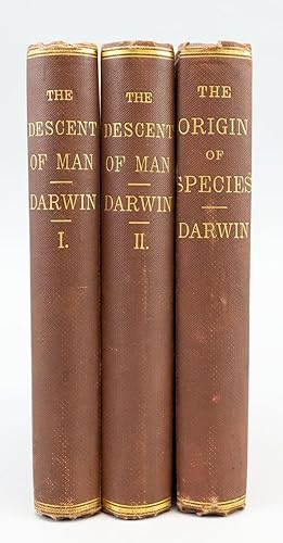 THE DESCENT OF MAN. [with] ON THE ORIGINS OF SPECIES