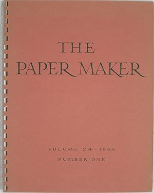 Seller image for The Paper Maker: Volume 24, Number One, 1955 for sale by Powell's Bookstores Chicago, ABAA