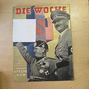 Bild des Verkufers fr Die Woche - Zur Italienfahrt des Fhrers, Sondernummer Berlin-Rom (Heft 19 vom 11. Mai 1938) zum Verkauf von Bookstore-Online