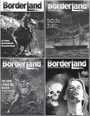 Seller image for BORDERLAND DARK FANTASY" 4 VOLUMES: 1984 Vol. 1 # 1 (SIGNED) / 1985 Vol. 1 # 2 / 1985 Vol. 1 # 3 / 1986 Vol. 1 # 4 for sale by John McCormick