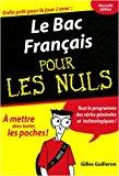 Seller image for Le Bac Franais Pour Les Nuls for sale by RECYCLIVRE