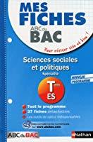 Image du vendeur pour Sciences Sociales Et Politiques, Spcialit, Terminale Es : Nouveau Programme mis en vente par RECYCLIVRE