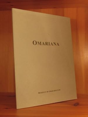 Omariana. A descriptive catalogue of the collection owned by Leone Fulmer Nash and Paul Tausig.