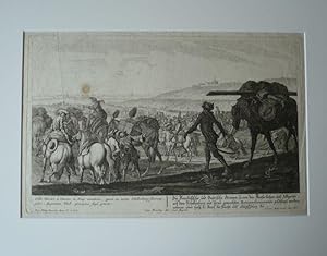Augsburg - Die Französische und Bayrische Armeen, so von den Keyserlichen.nehmen. die Flucht auf ...