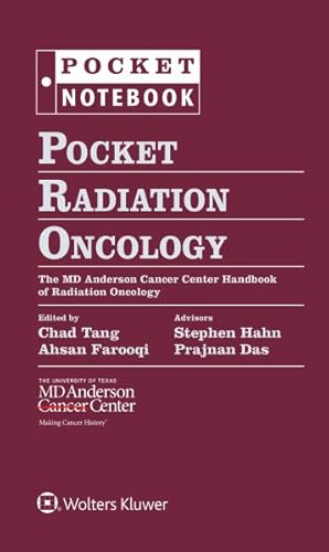 Image du vendeur pour Pocket Radiation Oncology : The MD Anderson Cancer Center Handbook of Radiation Oncology mis en vente par GreatBookPrices