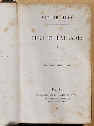 Odes et ballades I et II (un volume)