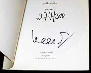 Immagine del venditore per Jan Henderikse: Kontakte venduto da A&D Books