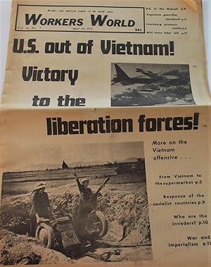 Seller image for Workers World (Vol. 14 No. 7 - April 20, 1972): Workers and Oppressed Peoples of the World Unite (Newspaper) for sale by Bloomsbury Books