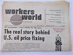 Seller image for Workers World (Vol. 16 No. 4 - February 22, 1974): Workers and Oppressed Peoples of the World Unite (Newspaper) for sale by Bloomsbury Books