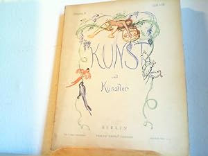 Seller image for Kunst und Knstler. Jahrgang X, Heft VIII. Mai 1912. Illustrierte Monatsschrift fr Kunst und Kunstgewerbe. for sale by Antiquariat im Schloss