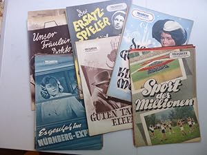 PROGRESS Filmillustrierte. Konvolut von 56 Filmprogrammen aus den Jahren 1951 bis 1956.