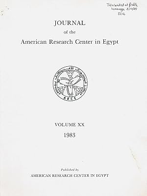 Bild des Verkufers fr Inscriptions Tardives du Temple de Mout  Karnak. (Journal of the American Research Center in Egypt). zum Verkauf von Librarium of The Hague