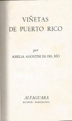 Imagen del vendedor de Vinetas de Puerto Rico a la venta por Black Rock Books