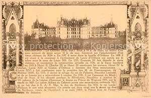 Image du vendeur pour Postkarte Carte Postale 13546731 Chambord Blois Chteau Monument historique Histoire Schloss Chambord Bl mis en vente par Versandhandel Boeger