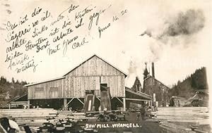 Postkarte Carte Postale 33547625 Wrangell Alaska Saw Mill