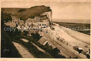 Postkarte Carte Postale 13547408 Veulettes-sur-Mer La Plage et le Casino Veulettes-sur-Mer