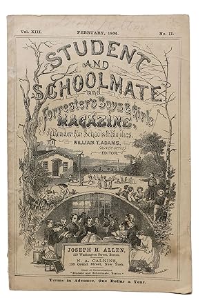 Imagen del vendedor de TRIALS And TRIUMPHS; or Paul Clifford in Trouble [as published in] "Student and Schoolmate and Forrester's Boys & Girls Magazine. A Reader for Schools & Families.; Vol. XIII. No. II. February, 1864 a la venta por Tavistock Books, ABAA