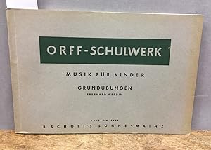 Seller image for Musik fr Kinder - Grundbungen. Edit. Schott 4455 for sale by Kepler-Buchversand Huong Bach
