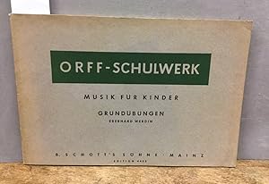 Image du vendeur pour Musik fr Kinder - Grundbungen. Edit. Schott 4455 mis en vente par Kepler-Buchversand Huong Bach
